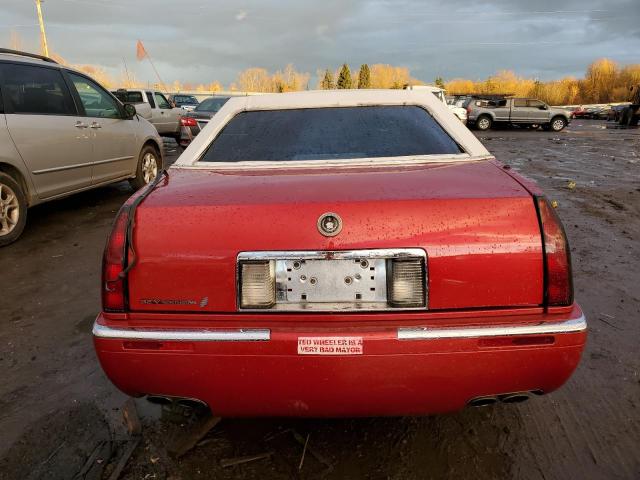 1G6EL12Y2VU607638 - 1997 CADILLAC ELDORADO RED photo 6