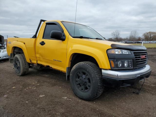 1GTDT146158131072 - 2005 GMC CANYON YELLOW photo 4