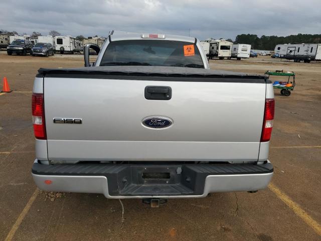 1FTRF12275KF15714 - 2005 FORD F150 SILVER photo 6