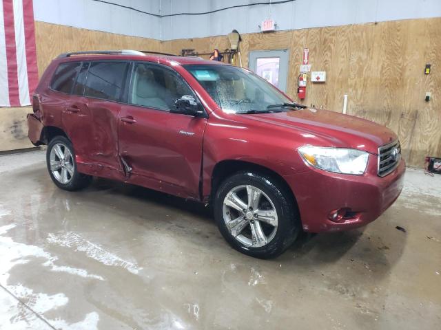 JTEES43A882060017 - 2008 TOYOTA HIGHLANDER SPORT MAROON photo 4