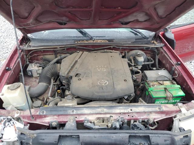 5TEUU42N56Z319523 - 2006 TOYOTA TACOMA ACCESS CAB წითელი ფოტო 11