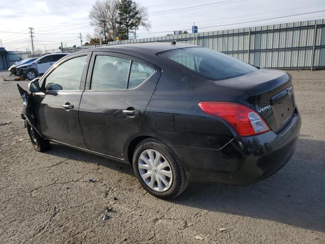 3N1CN7AP6CL811413 - 2012 NISSAN VERSA S BLACK photo 2