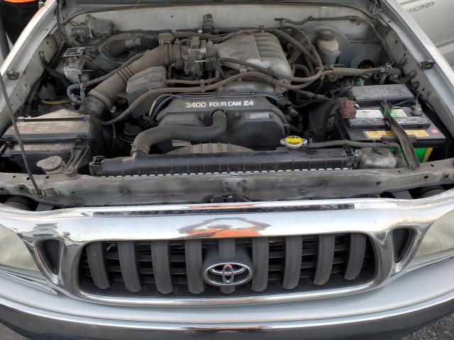 5TEGN92N24Z336476 - 2004 TOYOTA TACOMA DOUBLE CAB PRERUNNER SILVER photo 11