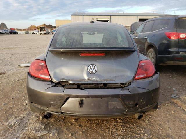 3VWVA7AT1CM614512 - 2012 VOLKSWAGEN BEETLE TURBO GRAY photo 6