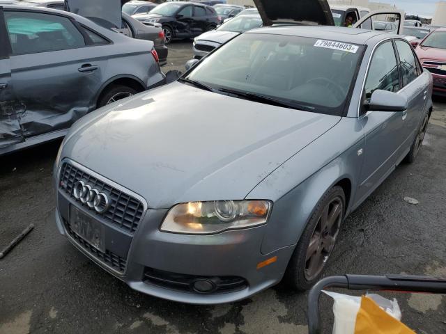 WAUEF78E68A162585 - 2008 AUDI A4 S-LINE 2.0T QUATTRO TURBO GRAY photo 1