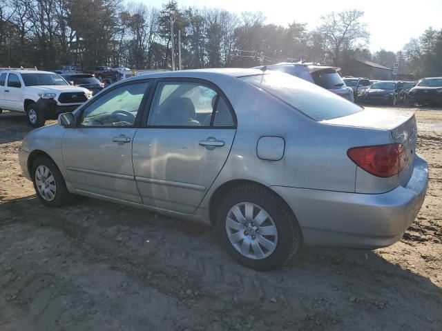 2T1BR32E03C086588 - 2003 TOYOTA COROLLA CE SILVER photo 2