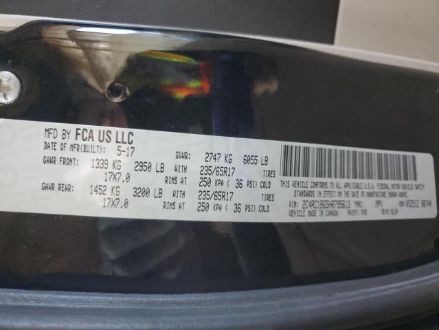 2C4RC1BG5HR795613 - 2017 CHRYSLER PACIFICA TOURING L BLACK photo 13