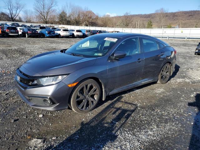 2HGFC2F84LH529463 - 2020 HONDA CIVIC SPORT GRAY photo 1