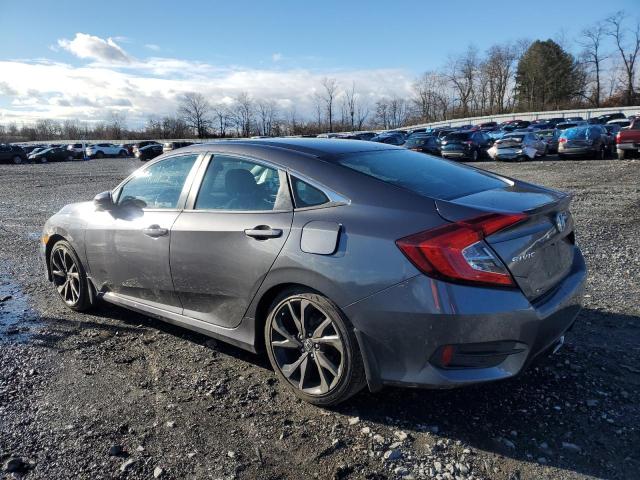 2HGFC2F84LH529463 - 2020 HONDA CIVIC SPORT GRAY photo 2