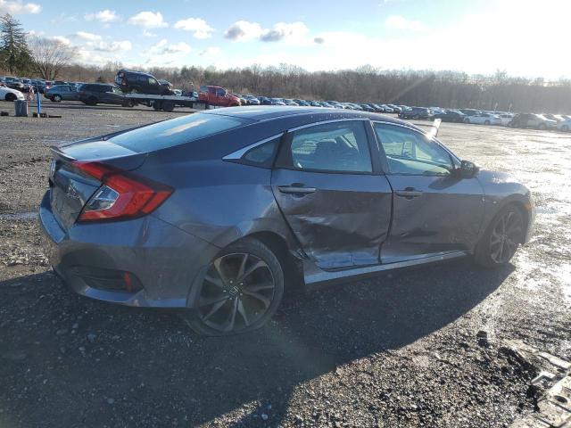 2HGFC2F84LH529463 - 2020 HONDA CIVIC SPORT GRAY photo 3