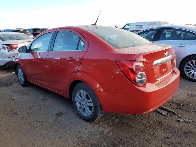 1G1JC5SH4C4232313 - 2012 CHEVROLET SONIC LT RED photo 2