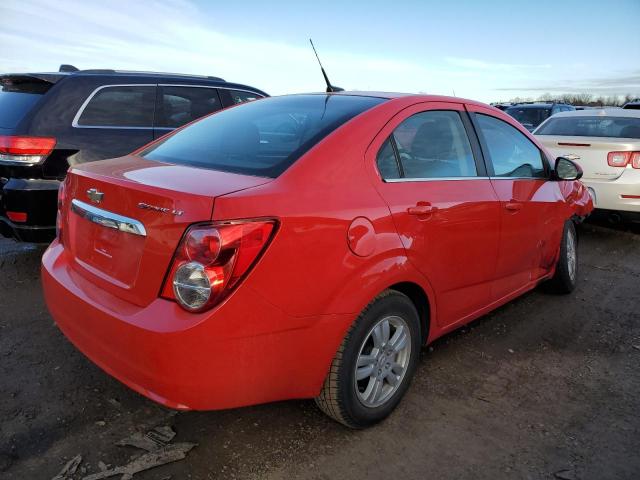 1G1JC5SH4C4232313 - 2012 CHEVROLET SONIC LT RED photo 3