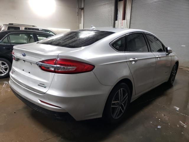 3FA6P0MU1KR182433 - 2019 FORD FUSION SEL SILVER photo 3