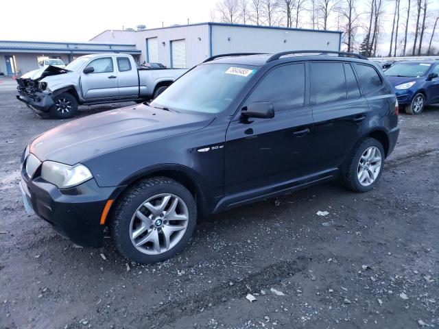 WBXPC93448WJ16905 - 2008 BMW X3 3.0SI BLACK photo 1