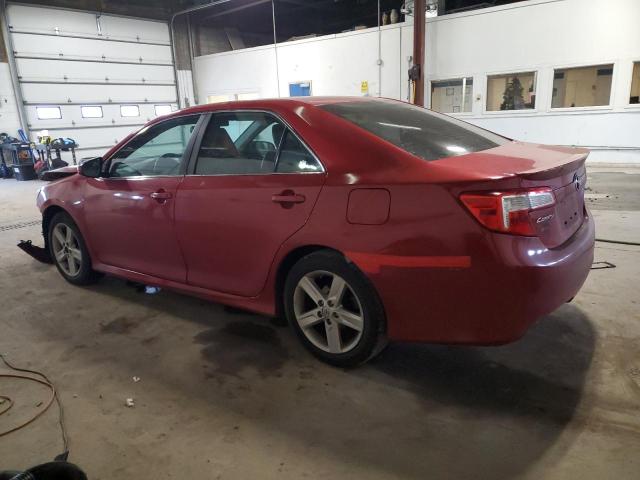 4T1BF1FK3EU786636 - 2014 TOYOTA CAMRY L RED photo 2