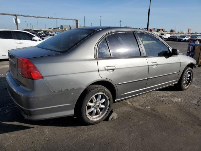 JHMES16565S003391 - 2005 HONDA CIVIC LX GRAY photo 3