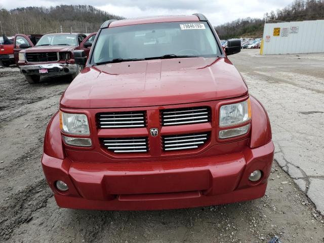 1D8GU58607W667040 - 2007 DODGE NITRO R/T RED photo 5