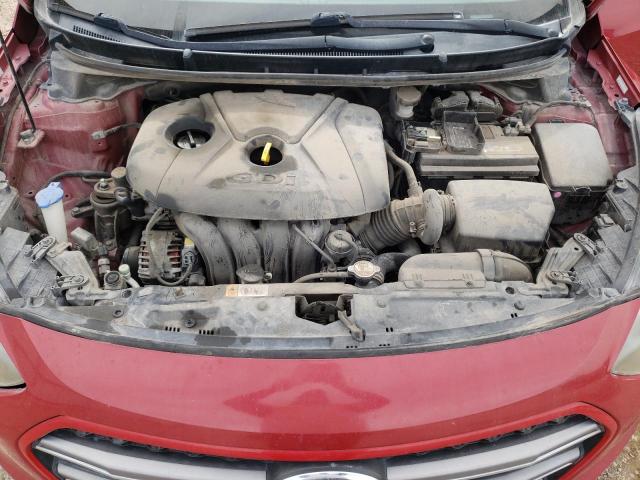 KMHD35LH8GU311892 - 2016 HYUNDAI ELANTRA GT RED photo 11