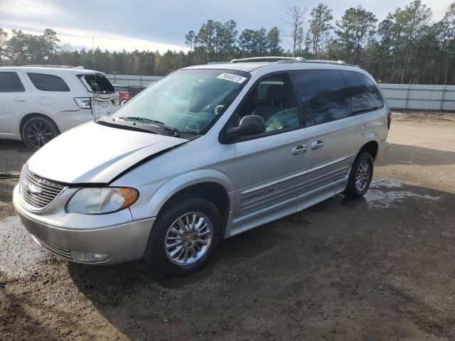 2C8GP64L01R356696 - 2001 CHRYSLER TOWN & COU LIMITED SILVER photo 1