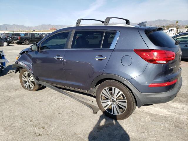 KNDPC3AC3G7840372 - 2016 KIA SPORTAGE EX BLUE photo 2