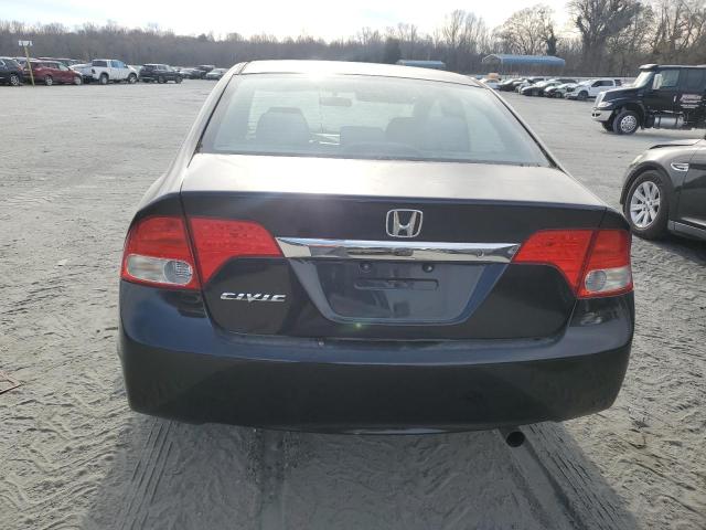 2HGFA16559H525310 - 2009 HONDA CIVIC LX BLUE photo 6