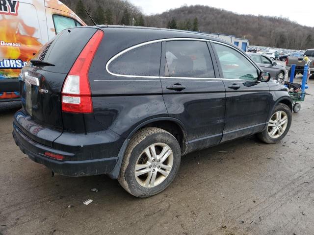 3CZRE4H59AG707282 - 2010 HONDA CR-V EX BLACK photo 3