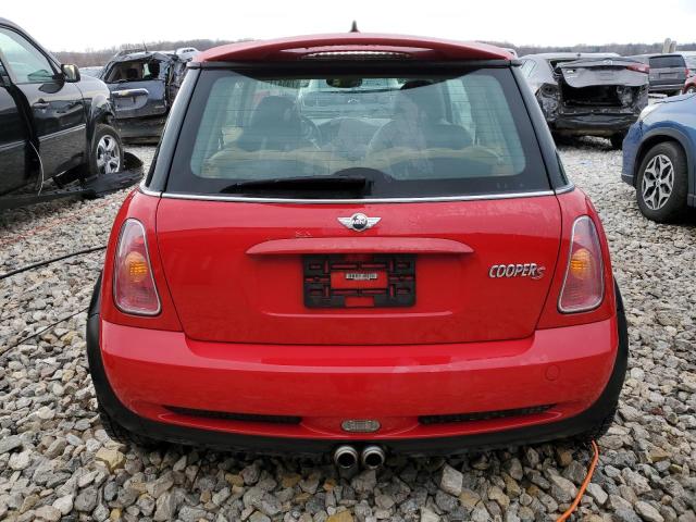 WMWRE33454TD79350 - 2004 MINI COOPER S RED photo 6