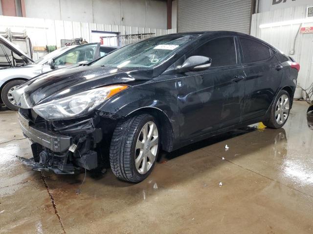 5NPDH4AEXCH126434 - 2012 HYUNDAI ELANTRA GLS BLACK photo 1