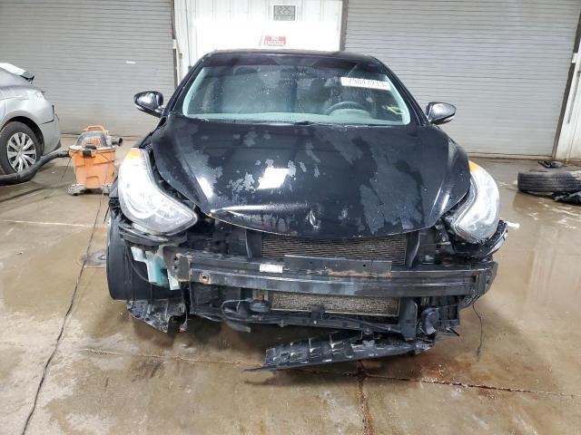 5NPDH4AEXCH126434 - 2012 HYUNDAI ELANTRA GLS BLACK photo 5