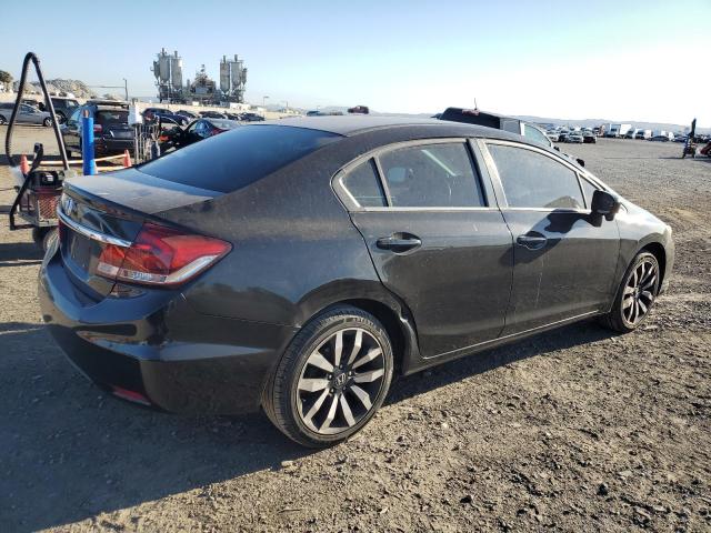2HGFB2F92FH525816 - 2015 HONDA CIVIC EXL შავი ფოტო 3