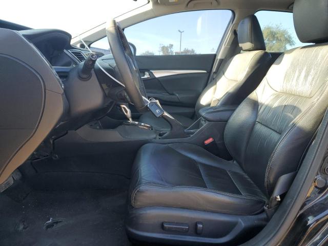 2HGFB2F92FH525816 - 2015 HONDA CIVIC EXL შავი ფოტო 7