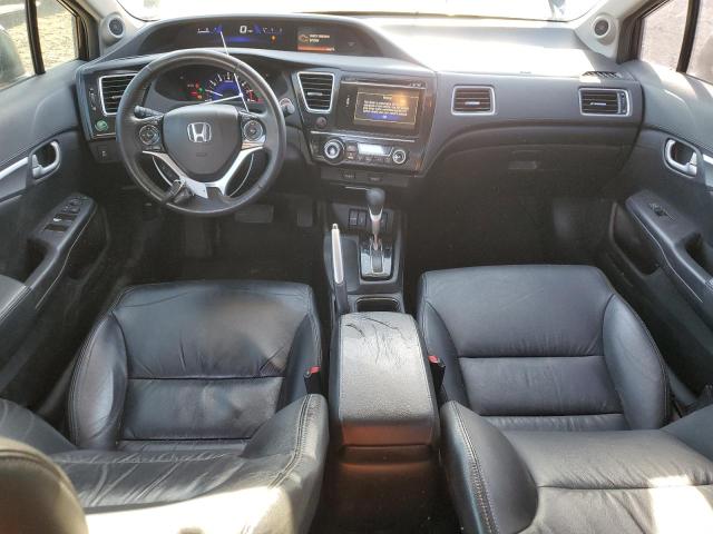 2HGFB2F92FH525816 - 2015 HONDA CIVIC EXL შავი ფოტო 8