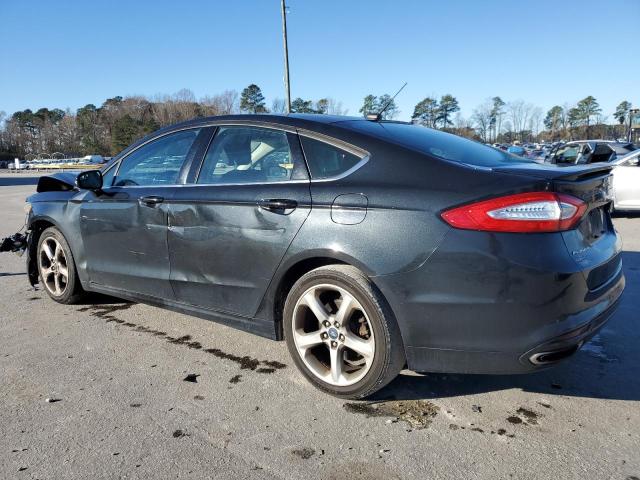 3FA6P0H97FR123091 - 2015 FORD FUSION SE BLACK photo 2