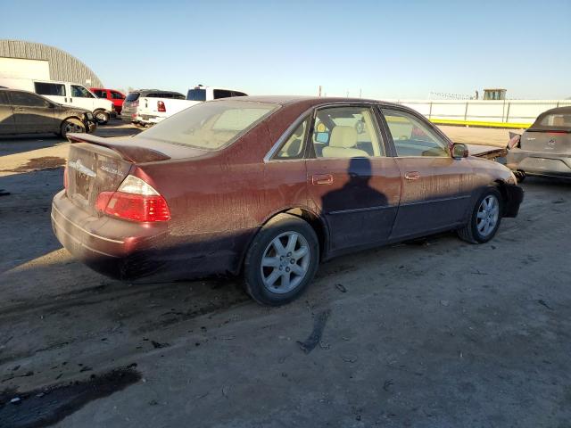 4T1BF28B14U370523 - 2004 TOYOTA AVALON XL MAROON photo 3