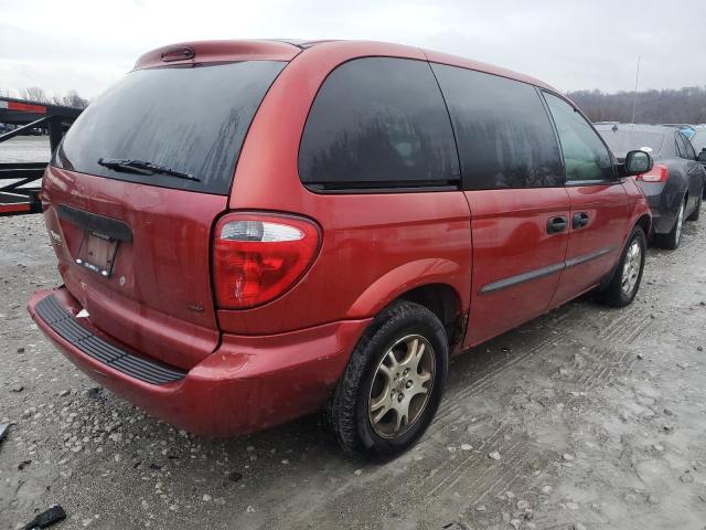 1D4GP25303B220260 - 2003 DODGE CARAVAN SE RED photo 3