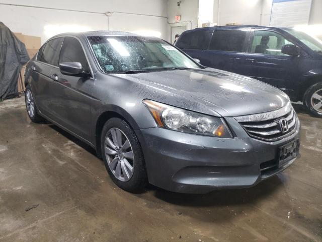 1HGCP2F8XBA063803 - 2011 HONDA ACCORD EXL GRAY photo 4