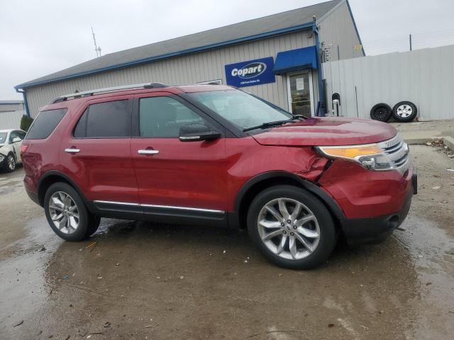 1FM5K8D87EGB57775 - 2014 FORD EXPLORER XLT MAROON photo 4