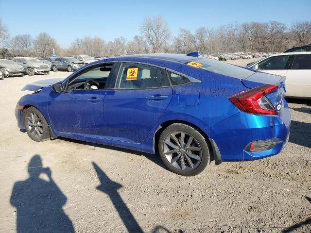 19XFC1F7XLE018058 - 2020 HONDA CIVIC EXL BLUE photo 2