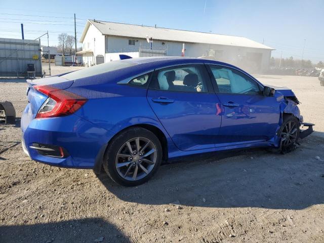 19XFC1F7XLE018058 - 2020 HONDA CIVIC EXL BLUE photo 3