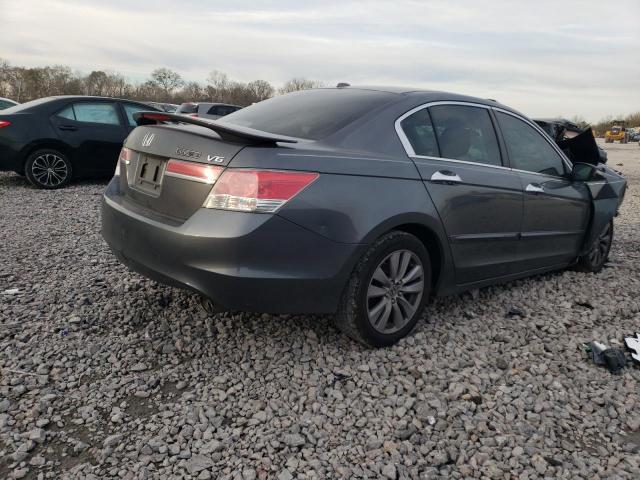 1HGCP3F87BA012393 - 2011 HONDA ACCORD EXL GRAY photo 3