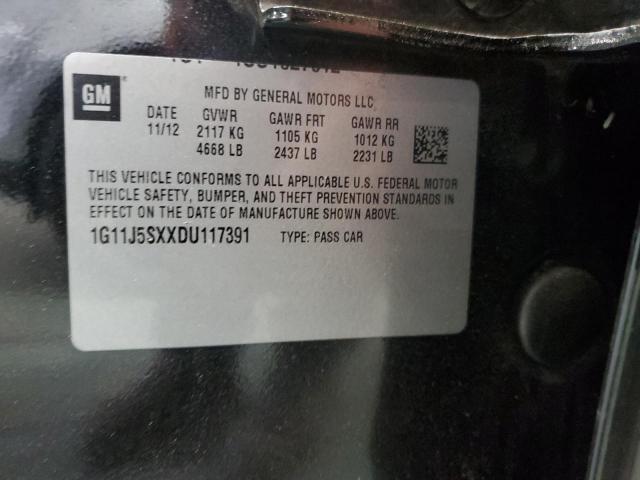 1G11J5SXXDU117391 - 2013 CHEVROLET MALIBU LTZ 黑色 照片 13