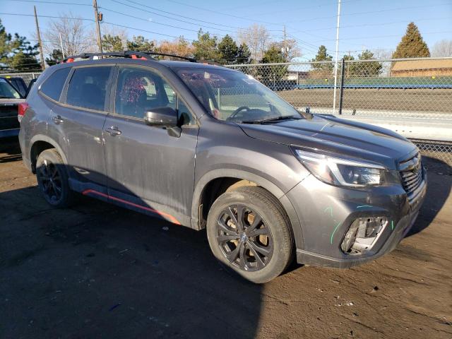 JF2SKALC4MH460141 - 2021 SUBARU FORESTER SPORT GRAY photo 4