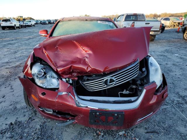 JTHFN45Y889018169 - 2008 LEXUS SC 430 RED photo 5