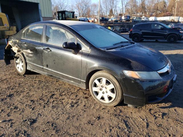 2HGFA1F58BH307223 - 2011 HONDA CIVIC LX BLACK photo 4