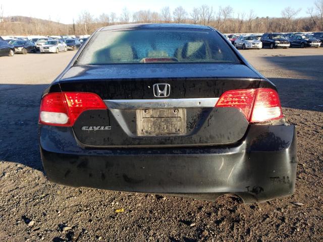 2HGFA1F58BH307223 - 2011 HONDA CIVIC LX BLACK photo 6