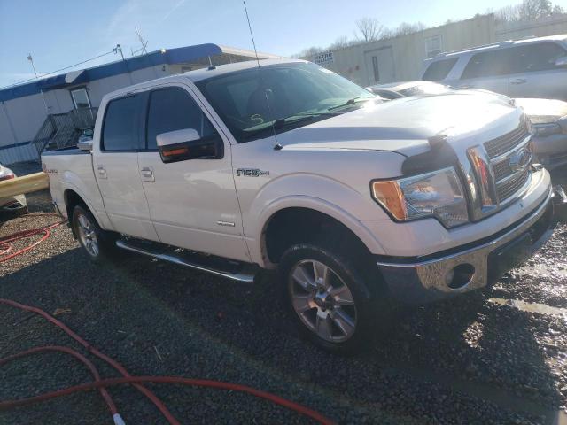 1FTFW1ET0BFC45138 - 2011 FORD F150 SUPERCREW WHITE photo 4