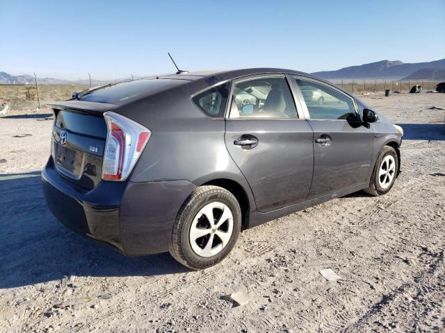 JTDKN3DU4D1707949 - 2013 TOYOTA PRIUS GRAY photo 3