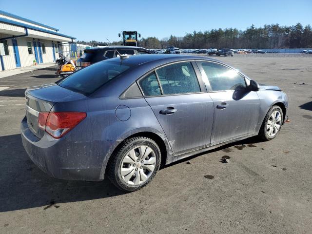 1G1PA5SG4D7166059 - 2013 CHEVROLET CRUZE LS BLUE photo 3