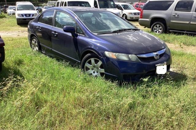 19XFA16579E002025 - 2009 HONDA CIVIC LX BLUE photo 1