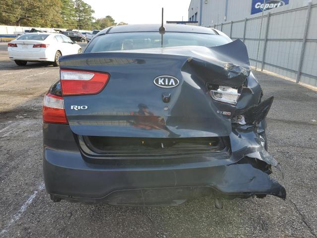 KNADN4A35D6121352 - 2013 KIA RIO EX BLUE photo 6